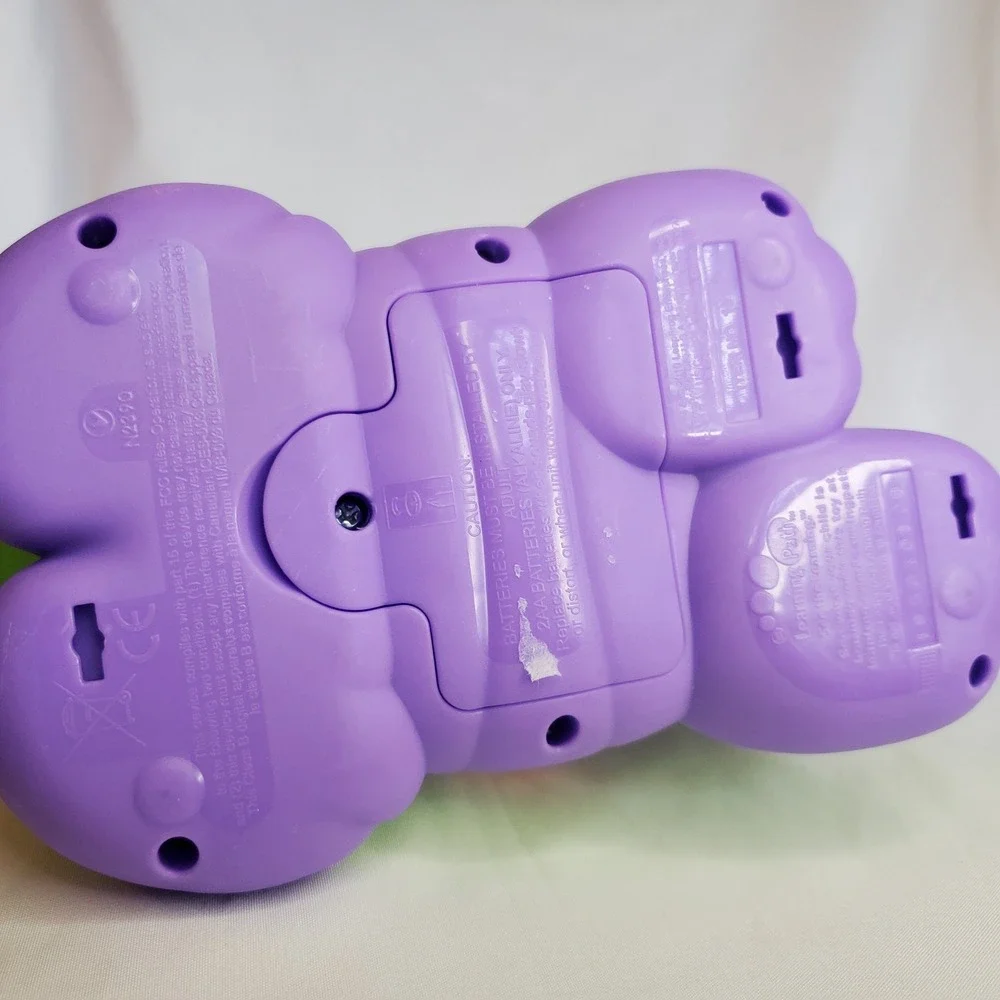 Leap Frog Learning Dinosaur LETTERSAURUS Leapfrog Purple ABCs Music Color Tested
